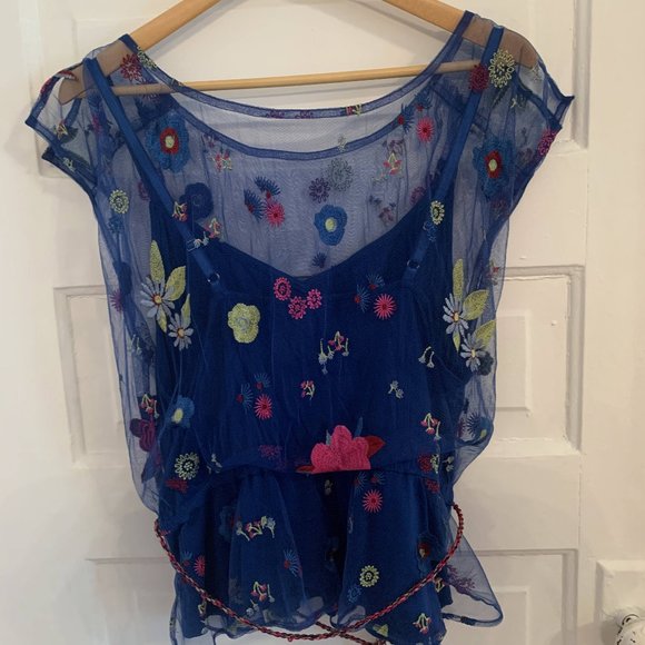 Tracy Reese x Anthropologie Embroidered Blouse - Picture 2 of 15